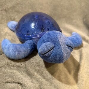 Cloud B Tranquil Sea Turtle Blue Night Light Music Wave Sleep Soother Tested
